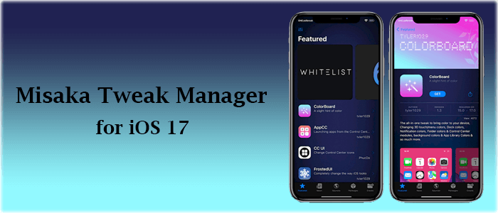 Misaka tweak manager for iOS 17