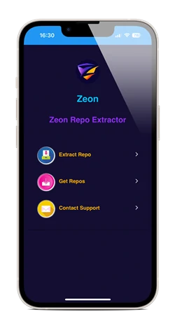zeon main interface 