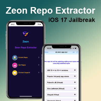 Zeon repo extractor for iOS 17