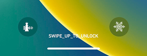 lock screen button change